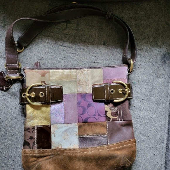 Coach Handbags - Patchwork Shoulder Bag